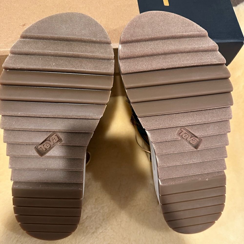 Teva Women’s platform ankle strap heeled sling back sandal Size 7,Sz 8,Sz 9 NIB - Picture 13 of 15